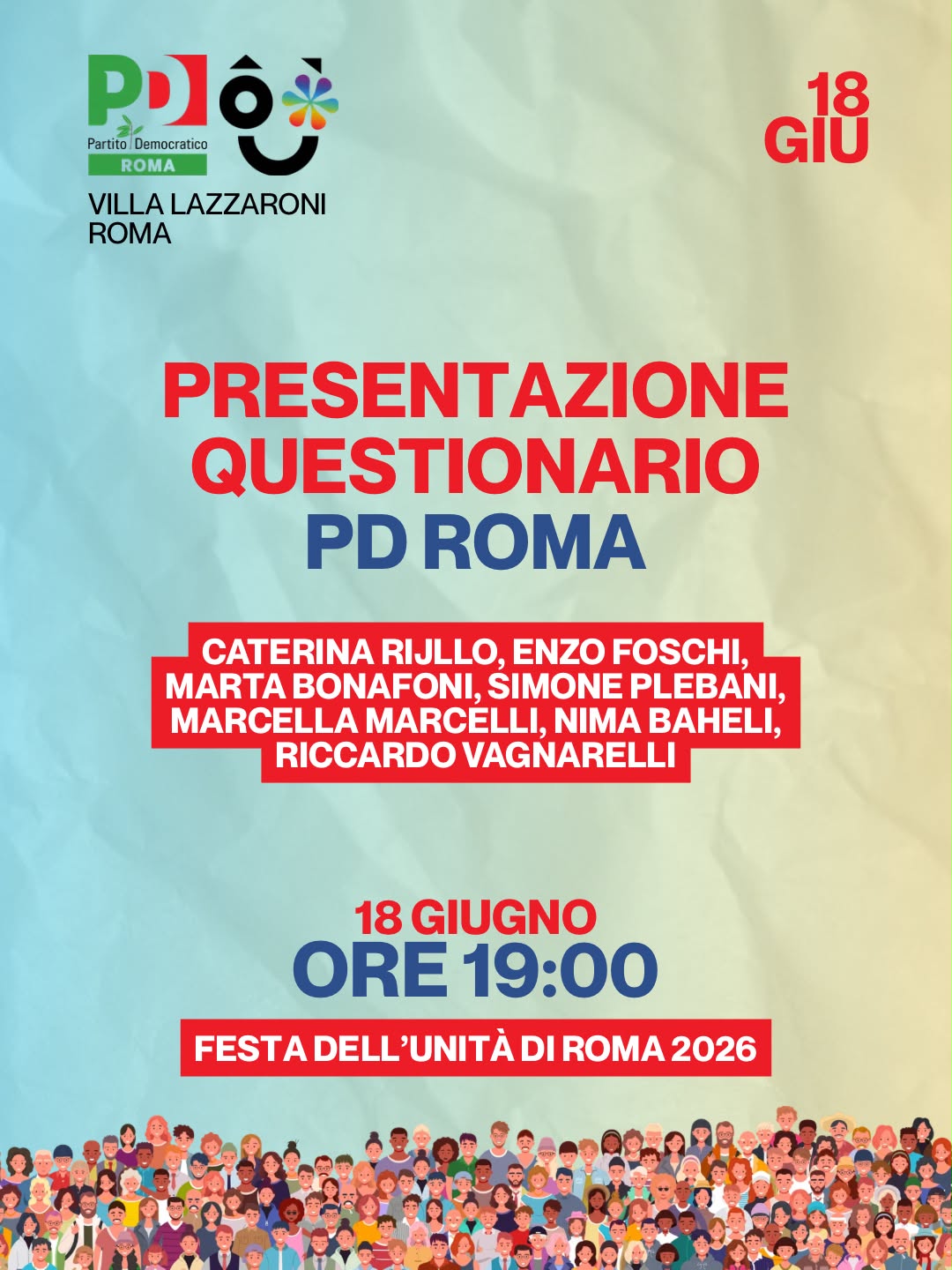 presentazione questionario PD ROMA